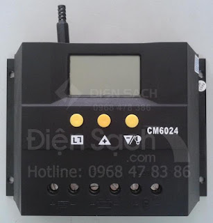 Bộ điều khiển sạc mặt trời 60A 12V/24V LCD