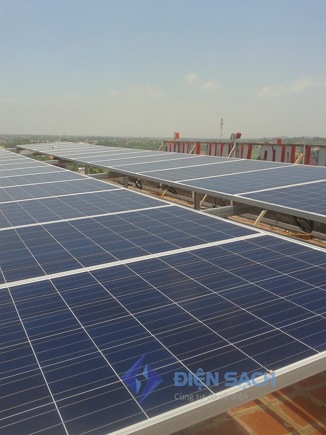 Hệ thống điện mặt trời nối lưới ba pha 15kw