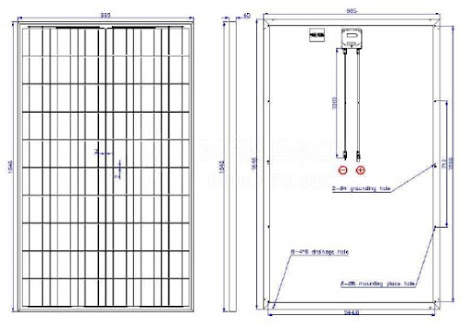 Tấm pin Năng lượng mặt trời 250W MONO - ĐIỆN SẠCH