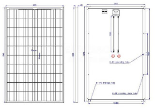 Tấm pin Năng lượng mặt trời 250W MONO - ĐIỆN SẠCH